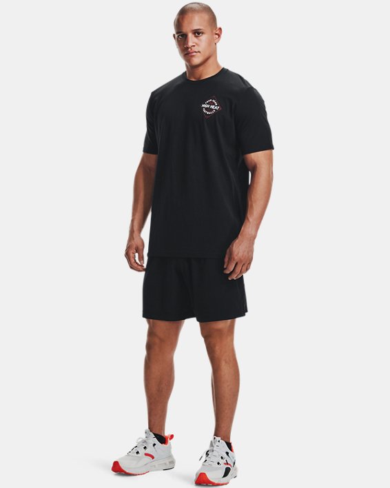 Men's UA Baseball High Heat T-Shirt, Black, pdpMainDesktop image number 2